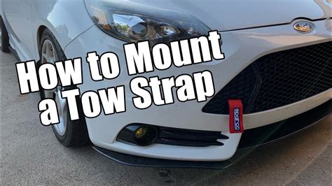 focus st tow strap install